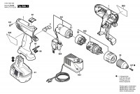 Bosch 0 601 952 403 Gsb 14,4 Ve-2 Cordless Impact Drill 14.4 V / Eu Spare Parts